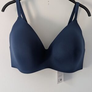 New Knix Wingwoman Contour Bra In Horizon Dark Blue Size 8 NWT